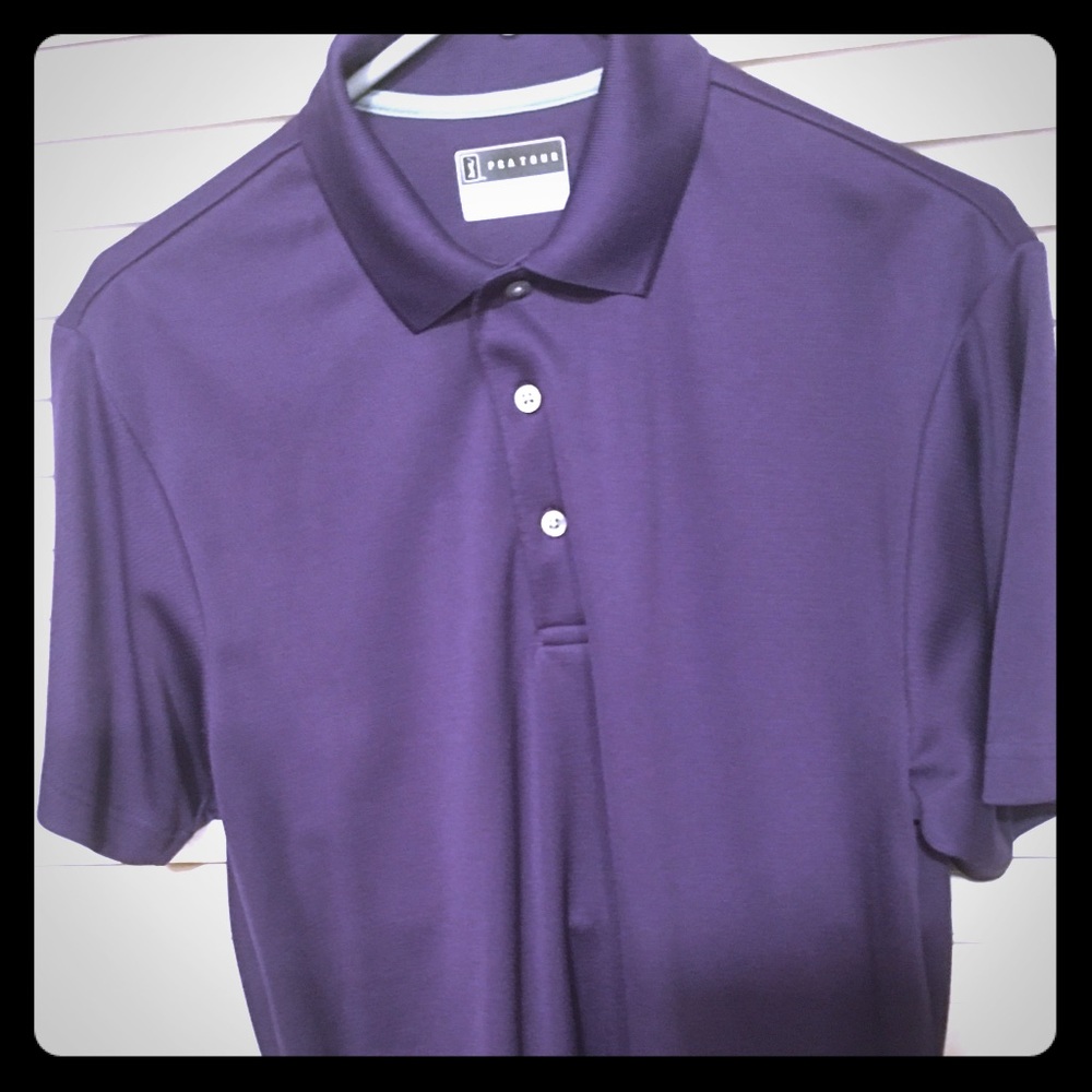 Men’s Polo Style PGA Tour air flux Golf Shirt